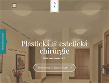 Tablet Screenshot of plasticka-esteticka-chirurgie.cz